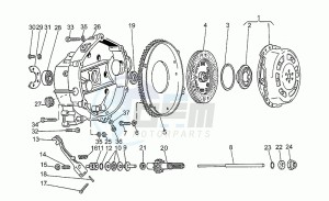 V 75 750 PA Nuovo Tipo PA Nuovo Tipo drawing Clutch