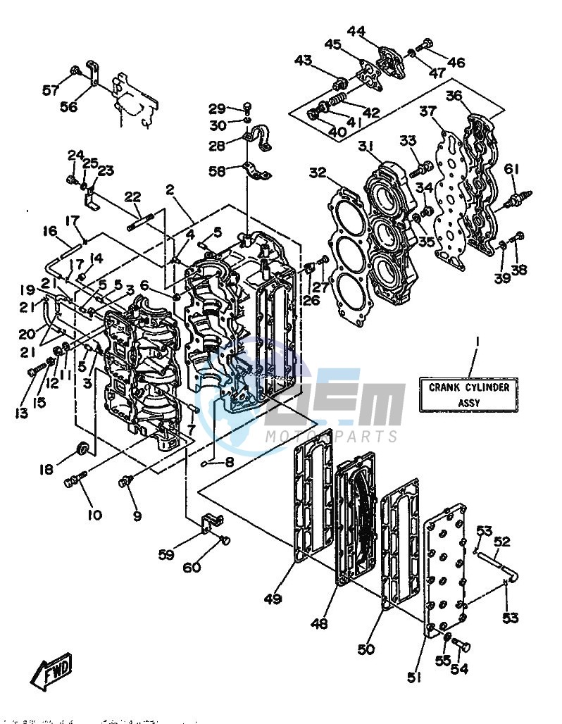 CYLINDER--CRANKCASE