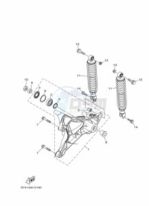 GPD125-A NMAX 125 (BAL8) drawing LEG SHIELD