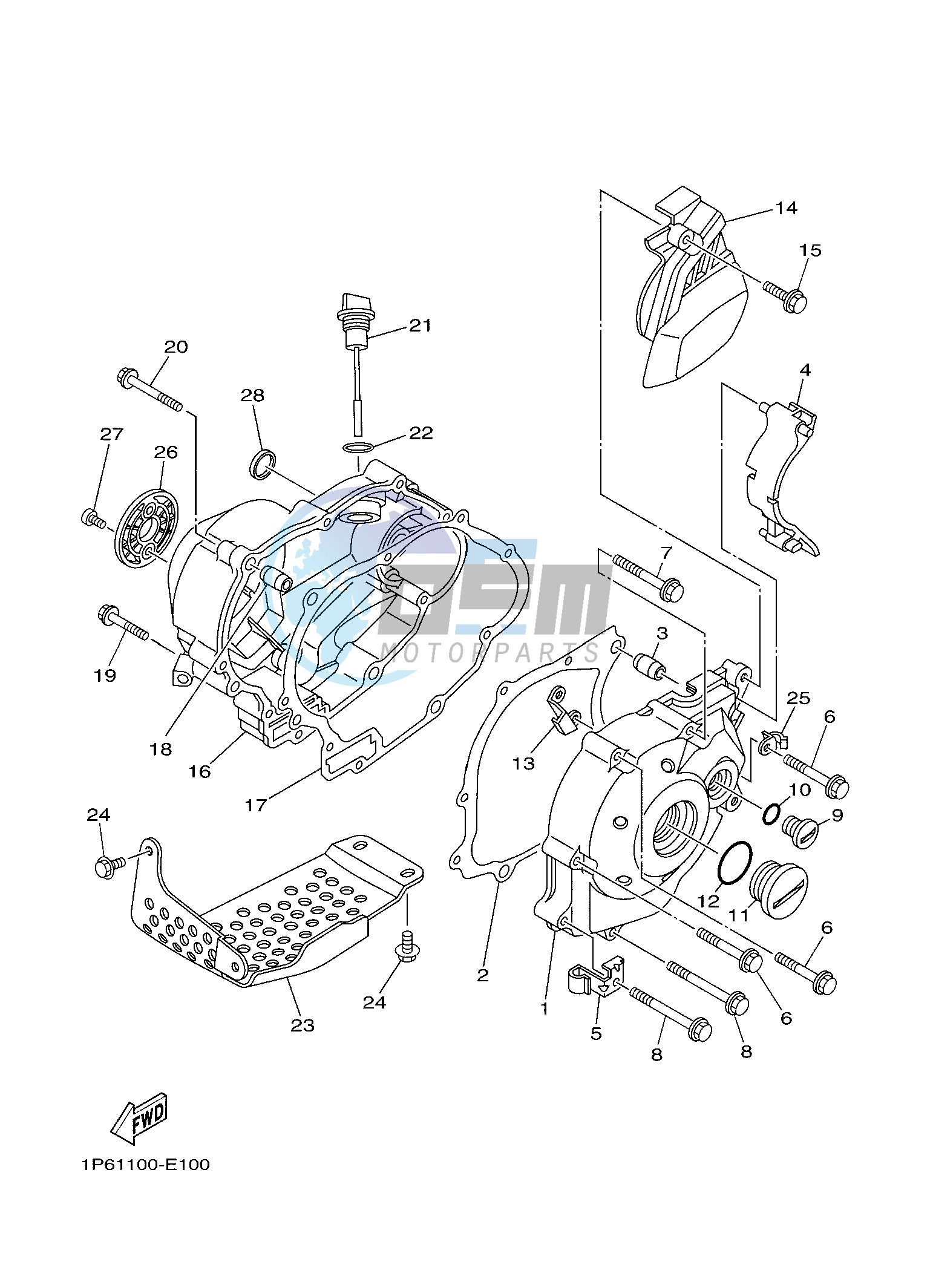 CRANKCASE COVER 1