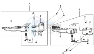 MIO 100 drawing FOOT RESTS L / R