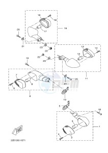 WR125R (22BB 22BB 22BB) drawing FLASHER LIGHT