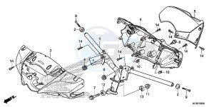 SH125E SH125 E drawing STEERING HANDLE/HANDLE COVER