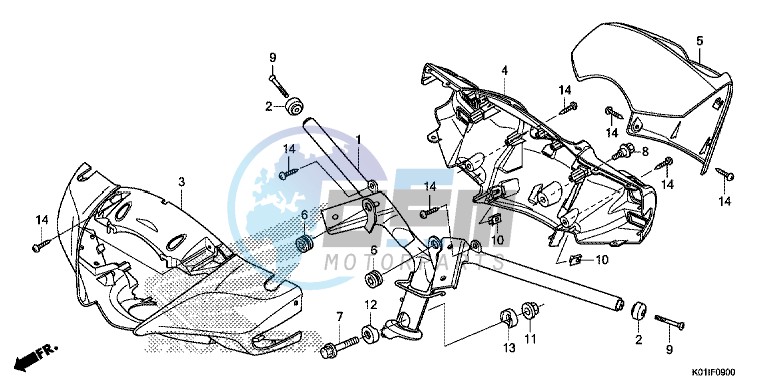 STEERING HANDLE/HANDLE COVER