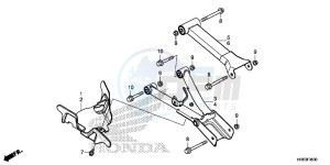 TRX500FA5H TRX500FA ED drawing REAR ARM