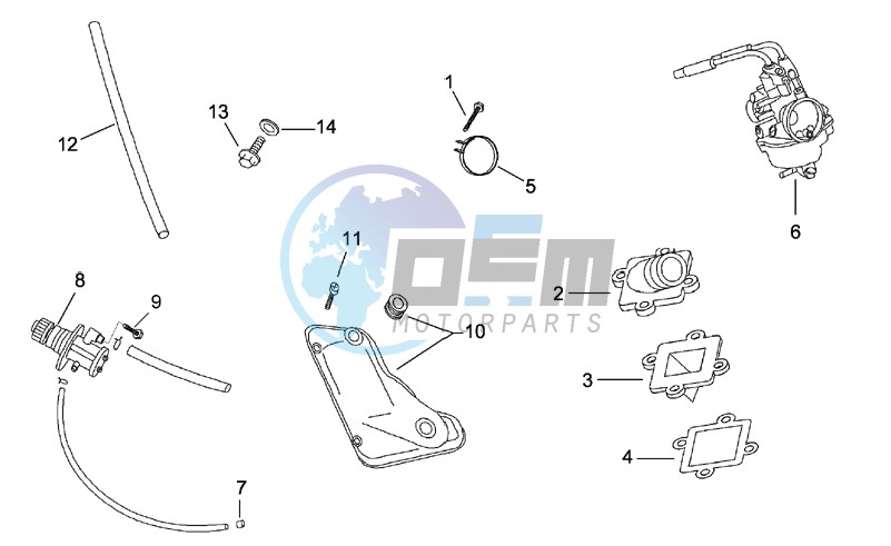 Carburettor - Oil pump