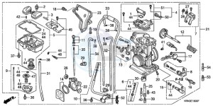 CRF250R9 ED / BLA CMF drawing CARBURETOR