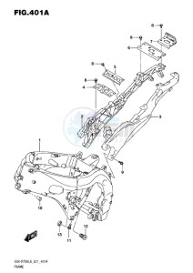 GSX-R750 drawing FRAME L6