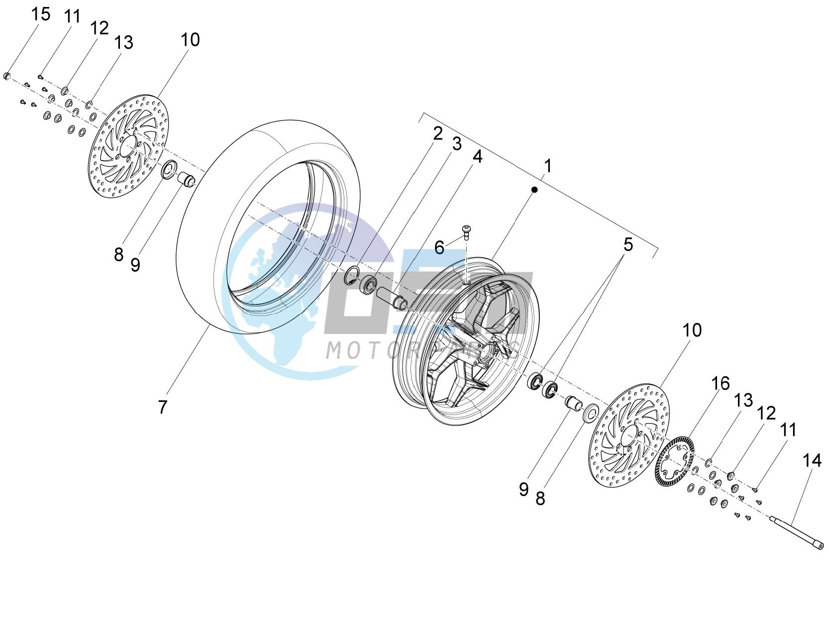 Front wheel