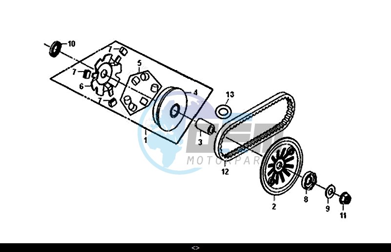 MOVABLE DRIVE FACE ASSY