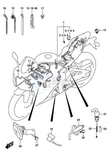 GSX-R1000 ARZ drawing WIRING HARNESS (GSX-R1000RZL8 E21)