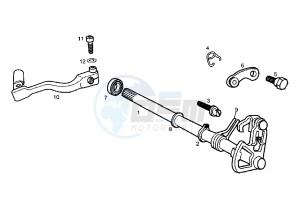 SENDA R X-TREM - 50 cc drawing GEAR CHANGE MECHANISM