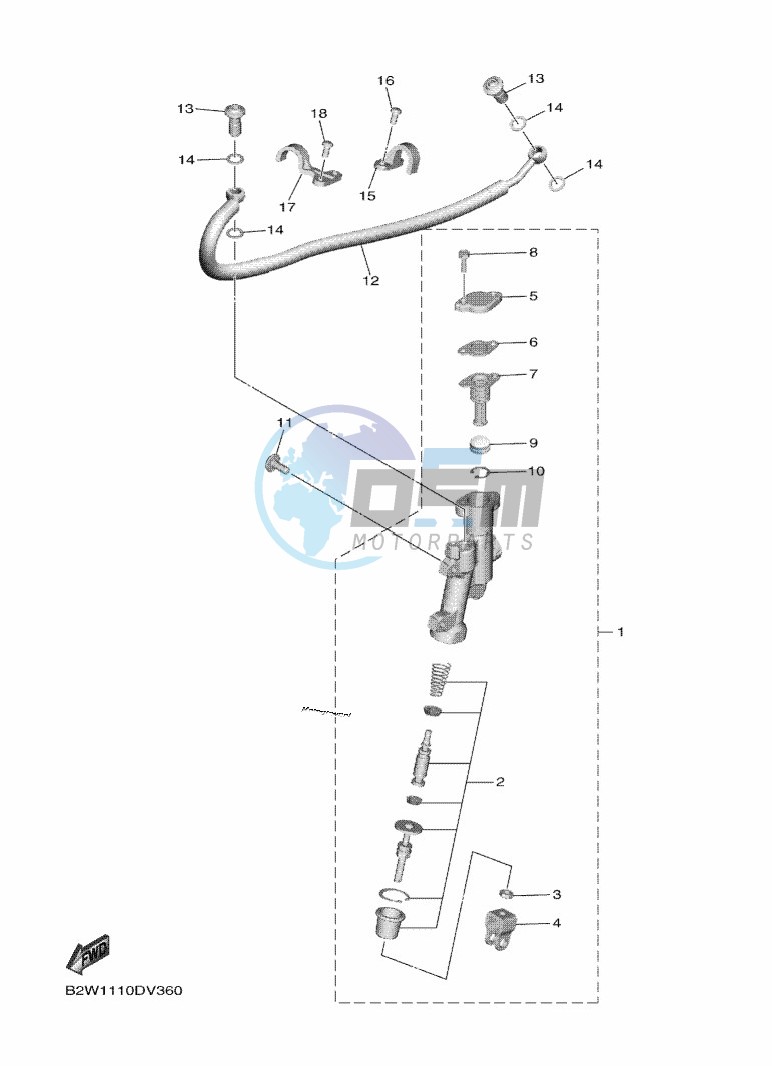 REAR MASTER CYLINDER