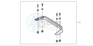 GL1500SE GOLDWING SE drawing TRUNK SPOILER