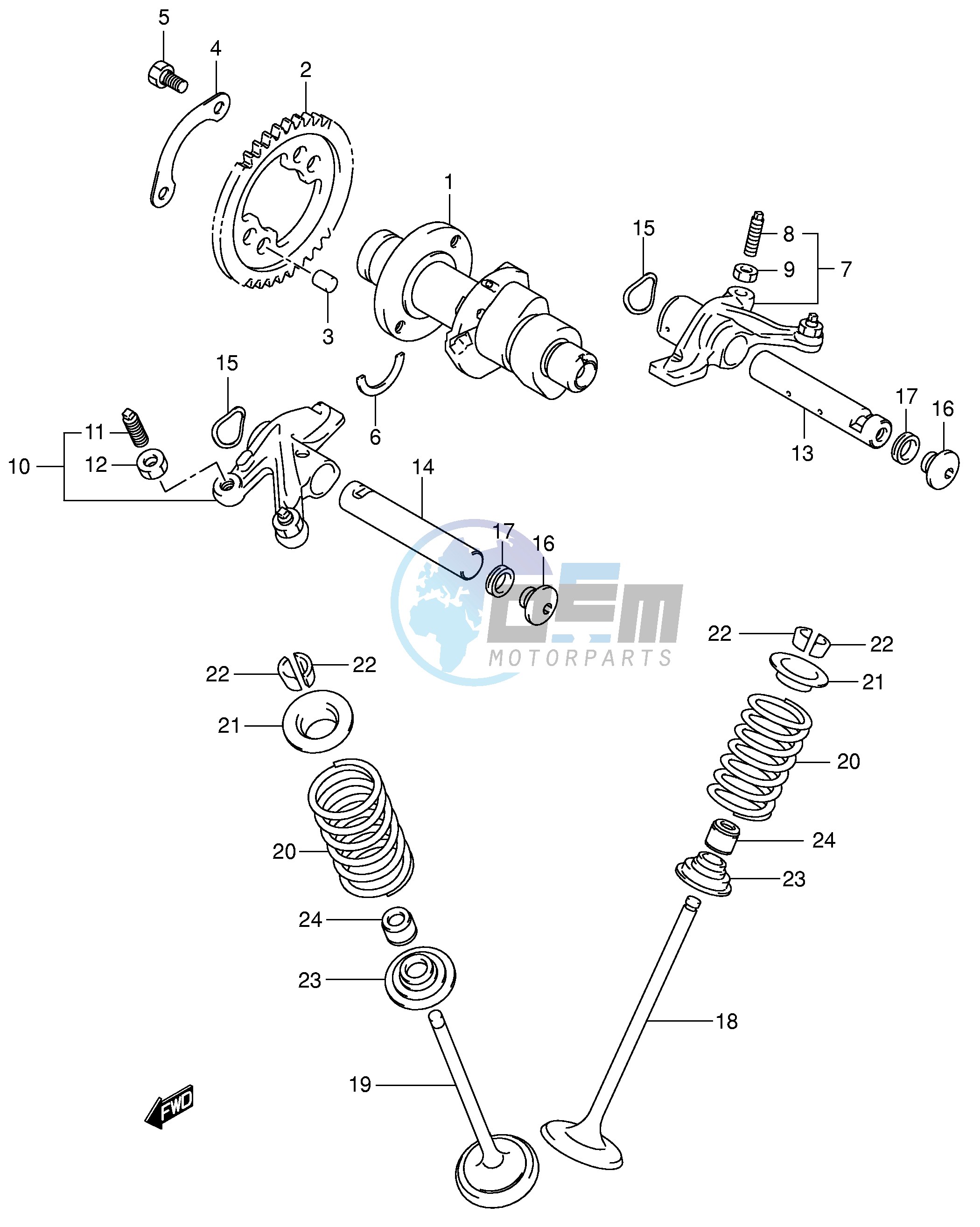 CAM SHAFT - VALVE