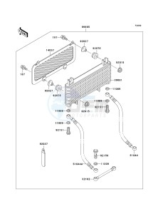 KLF 300 C [BAYOU 300 4X4] (C15-C17 C17 CAN ONLY) [BAYOU 300 4X4] drawing OPTIONAL PARTS-- RADIATOR- --- US- -