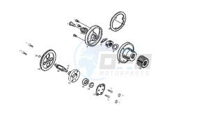 SENDA R BAJA - 125 CC 4T BAJA EU3 drawing OIL PUMP