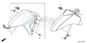 NSC50MPDE NSC50MPDE UK - (E) drawing FRONT FENDER