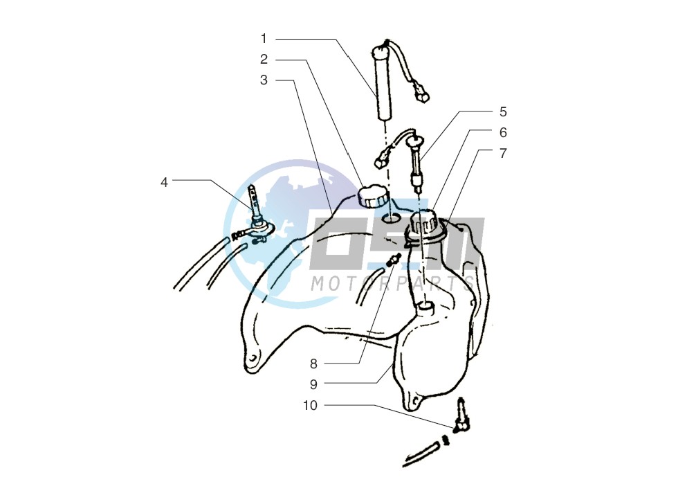 Fuel tank-Oil tank