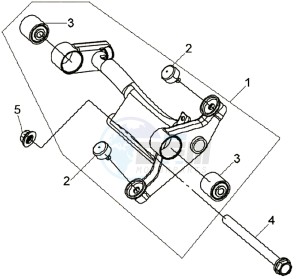 JOYRIDE 125 drawing MOTOR SUSPENSION