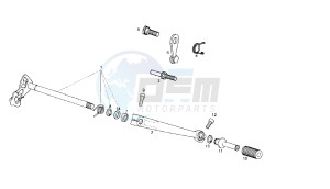 GPR - 50 CC VTHVXA00 2T drawing GEAR CHANGE MECHANISM