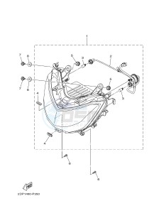 GPD125A GPD125-A NMAX125 (2DS1 2DS5) drawing HEADLIGHT