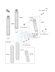 KVF 360 B [PRAIRIE 360] (B1-B3) [PRAIRIE 360] drawing SHOCK ABSORBER-- S- -