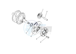 XV VIRAGO 250 drawing STARTING CLUTCH