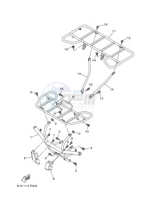 YFM700FWBD YFM70KPHJ KODIAK 700 EPS HUNTER (B32N) drawing GUARD