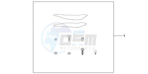 WW125EX2C drawing KIT  FLOOR PANEL STAINLESS STEEL