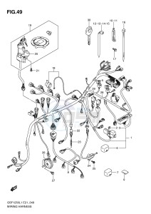 GSF1250 (E21) Bandit drawing WIRING HARNESS (GSF1250AL1 E24)