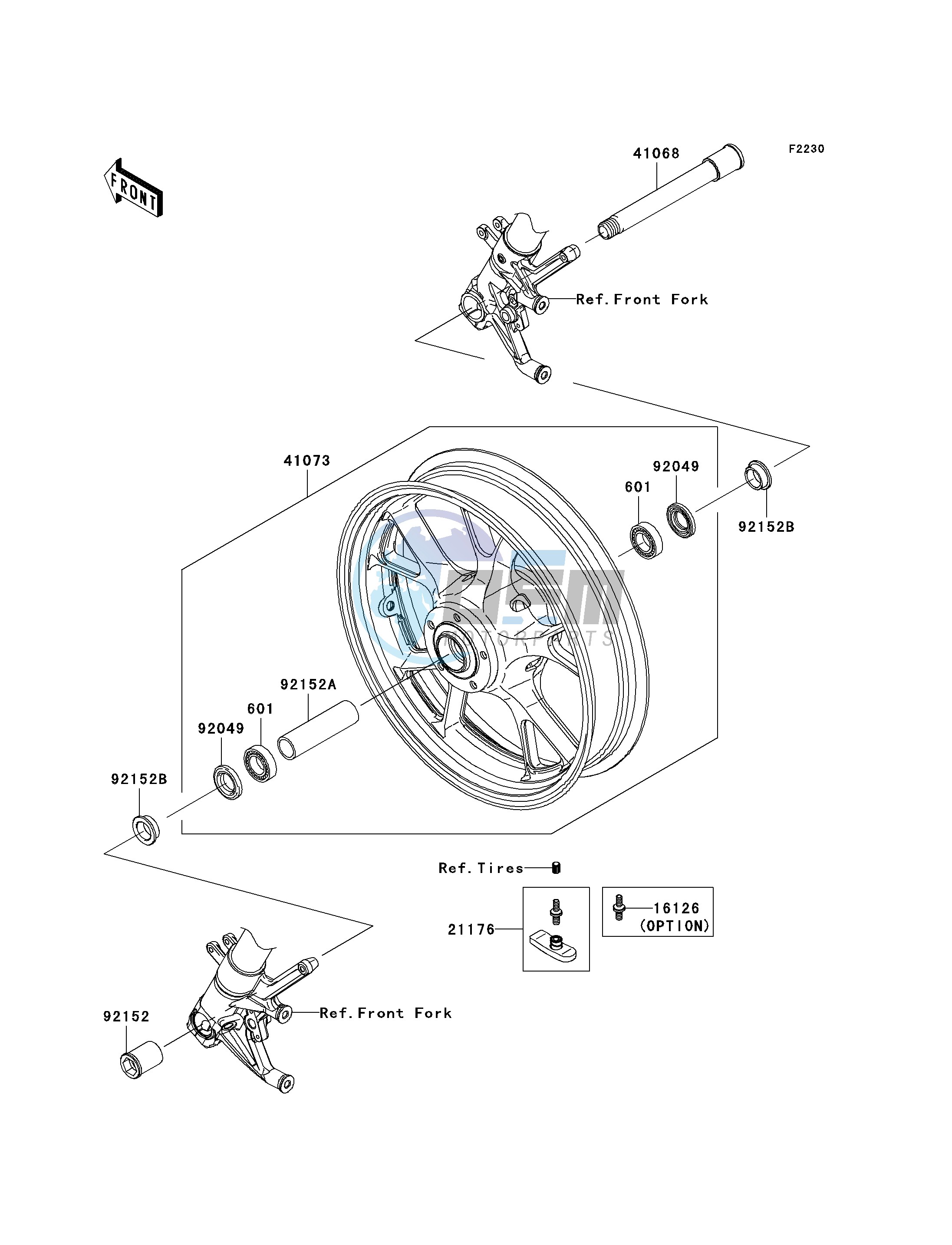 FRONT WHEEL