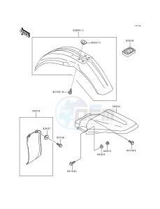 KX 80 R T [KX80] (R4-T4 BIG WHEEL R5) [KX 80 BIG WHEEL] drawing FENDERS