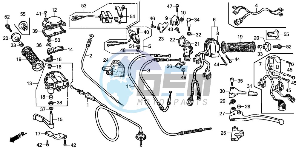 HANDLE LEVER/SWITCH/CABLE