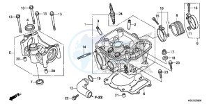 CRF150RE CRF150R Europe Direct - (ED) drawing CYLINDER HEAD