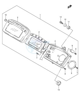 LT-A500F (E3-E28) drawing SPEEDOMETER (MODEL K2)