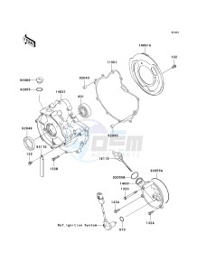 KVF 360 B [PRAIRIE 360] (B6F-B9F) B6F drawing ENGINE COVER-- S- -