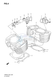 VZ800 drawing CYLINDER