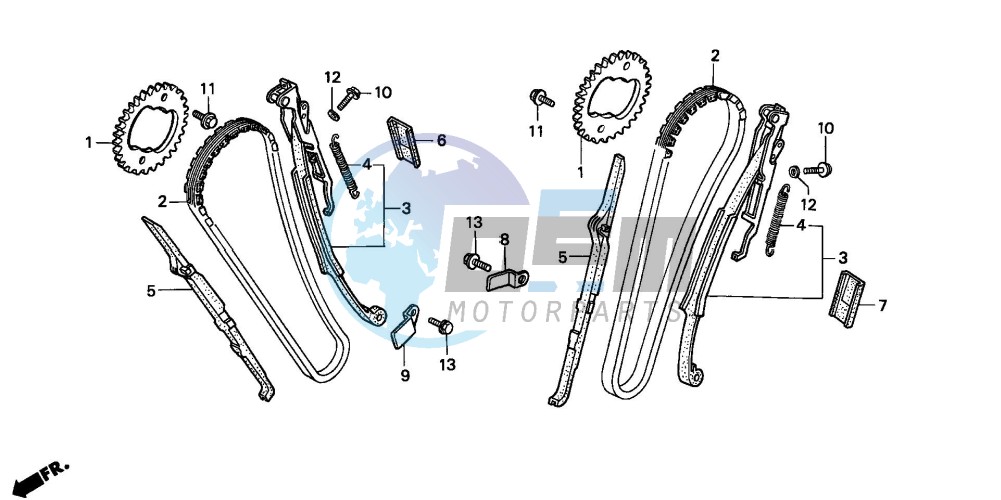 CAM CHAIN/TENSIONER