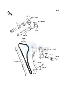 VERSYS KLE650CCF XX (EU ME A(FRICA) drawing Camshaft(s)/Tensioner