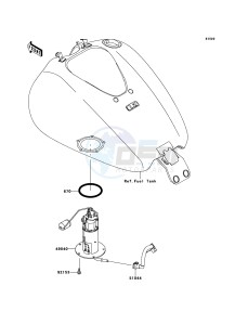 VN1700_CLASSIC_TOURER_ABS VN1700DBF GB XX (EU ME A(FRICA) drawing Fuel Pump