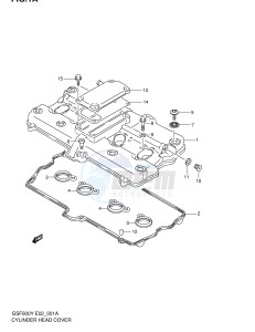 GSF600 (E2) Bandit drawing CYLINDER HEAD COVER