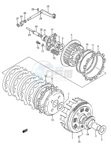 LS650 (E28) SAVAGE drawing CLUTCH