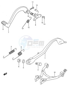 GSX600F (E28) Katana drawing STAND