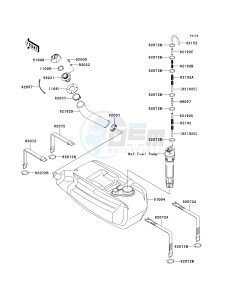 JT 1500 D [STX] (D9F) D9F drawing FUEL TANK