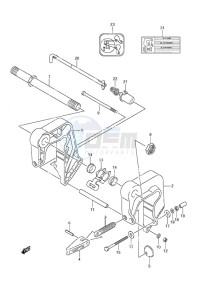 DF 9.9A drawing Clamp Bracket w/Remote Control