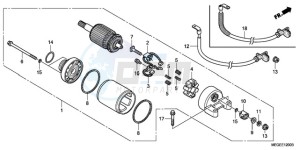 VT750C9 Ireland - (EK / MK) drawing STARTER MOTOR