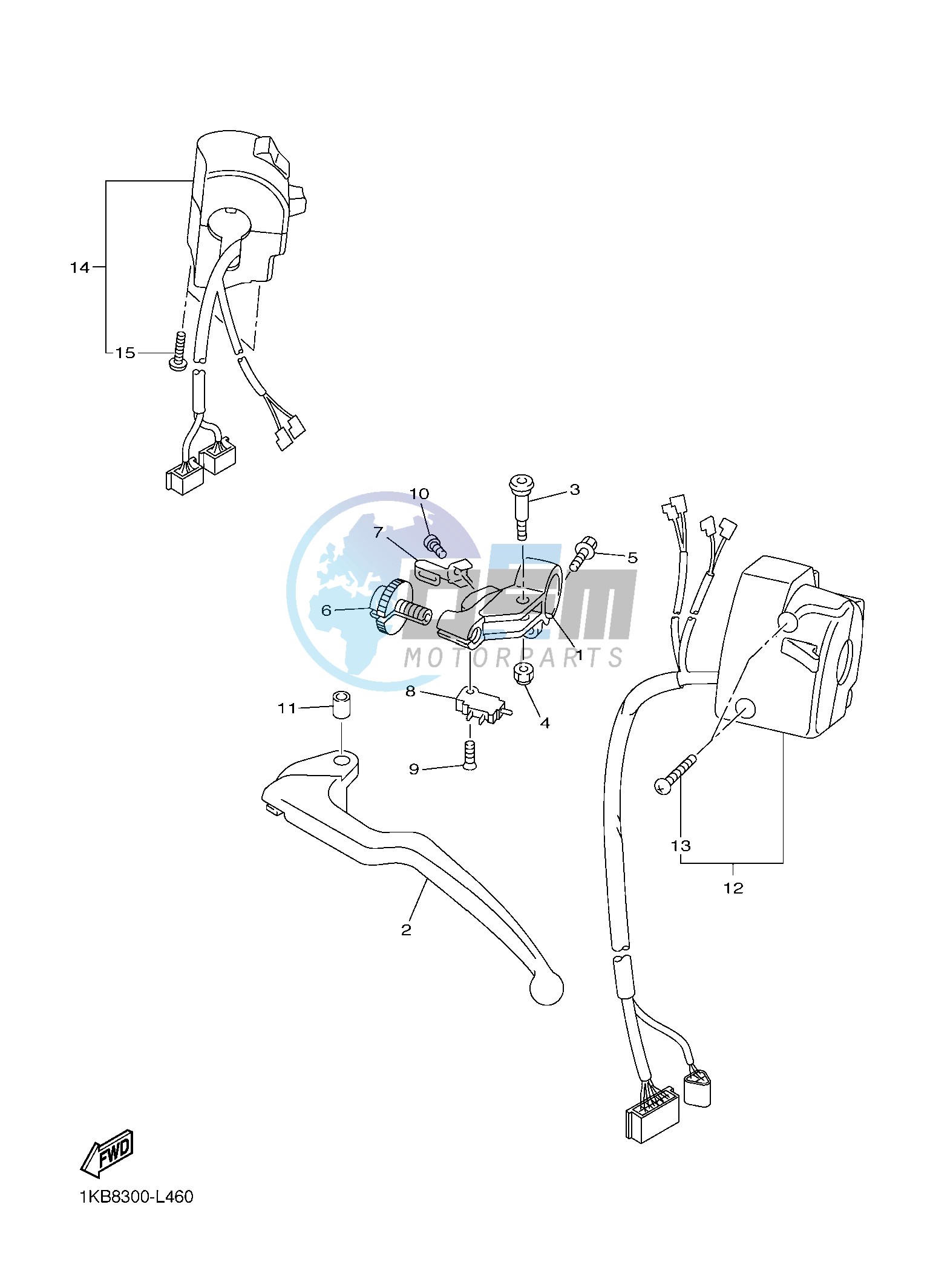 HANDLE SWITCH & LEVER