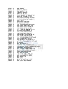 DL650 (E2) V-Strom drawing * COLOR CHART *