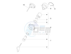 Liberty 125 4t ptt (SL) SL drawing Locks